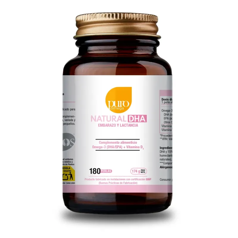 Puro Omega Natural DHA Embarazo y Lactancia | Farmacia Barata