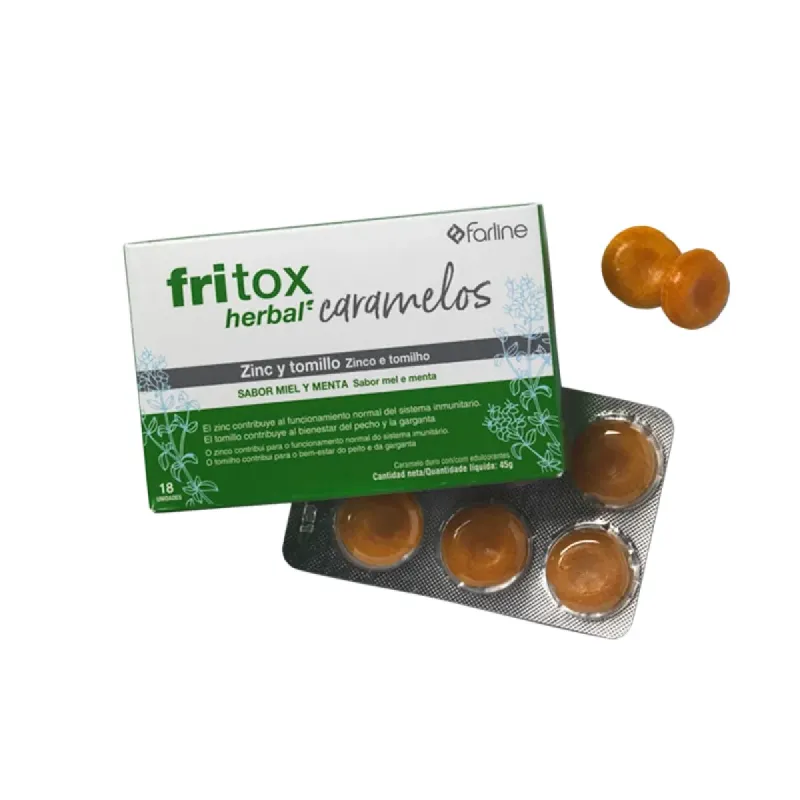 Fritox Herbal Caramelos 18 unidades | Farmacia Barata Fritox Herbal Caramelos 18 unidades | Farmacia Barata