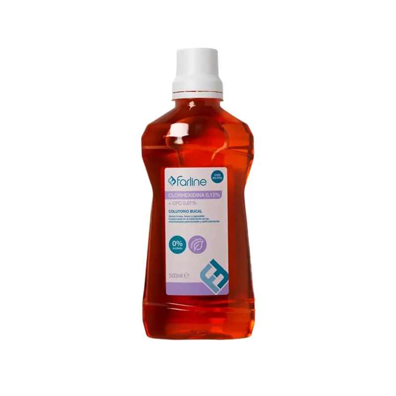 Farline Colutorio Clorhexidina 0,12% 500 ml | Farmacia Barata Farline Colutorio Clorhexidina 0,12% 500 ml | Farmacia Barata