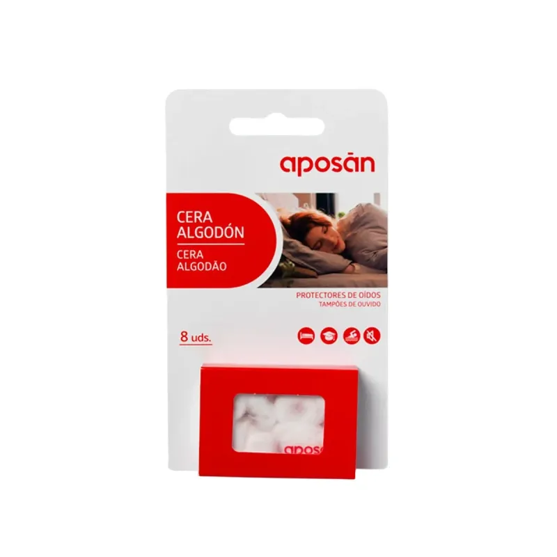Aposan Tapones Cera Algodón 8 unidades | Farmacia Barata Aposan Tapones Cera Algodón 8 unidades | Farmacia Barata