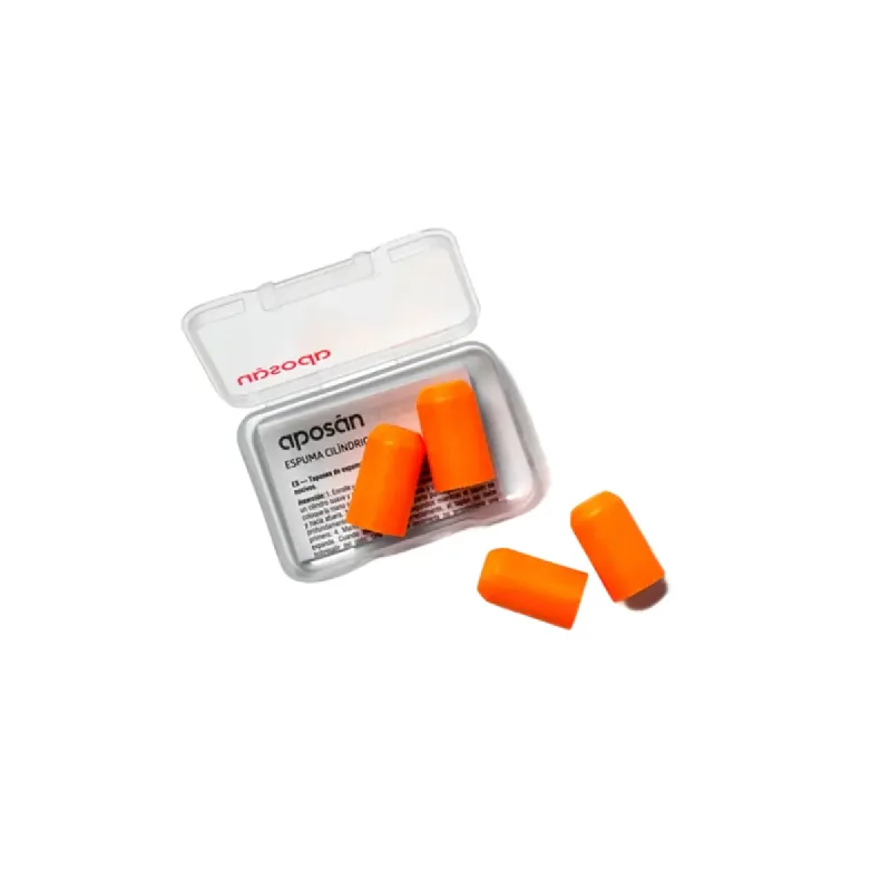 Aposan Tapones Espuma Cilíndricos 4 unidades | Farmacia Barata