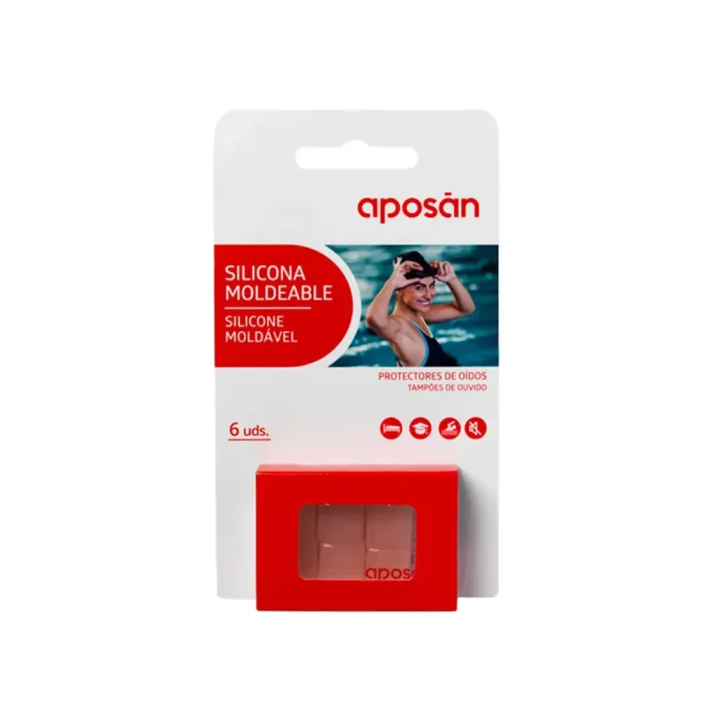Aposan Tapones Silicona Moldeable 6 unidades | Farmacia Barata