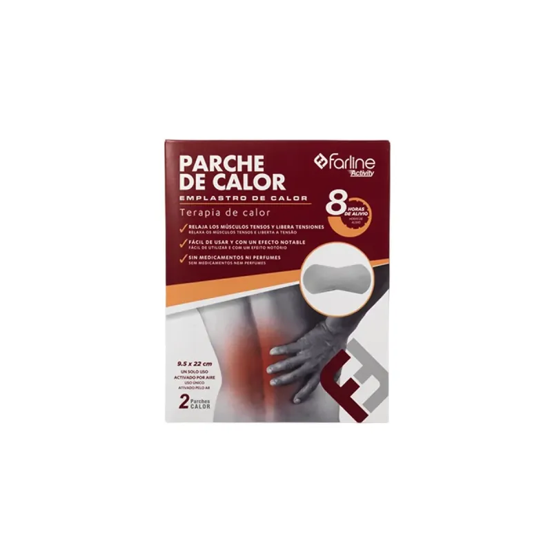 Farline Parche Calor Lumbar, 2 unidades | Farmacia Barata
