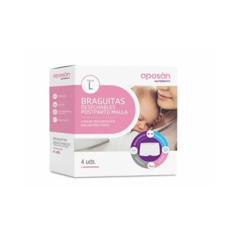 Aposan Braga Papel Talla L 4 unidades | Farmacia Barata Aposan Braga Papel Talla L 4 unidades | Farmacia Barata