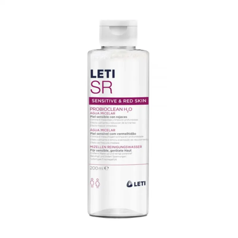 Leti SR ProbioClean H2O Agua Micelar, 200ml | Farmacia Barata Leti SR ProbioClean H2O Agua Micelar, 200ml | Farmacia Barata