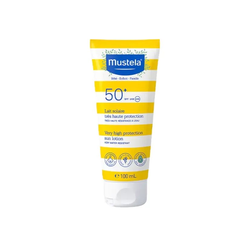 Mustela Leche Solar SPF 50+ Muy Alta Protección 40 ml | Farmacia Barata