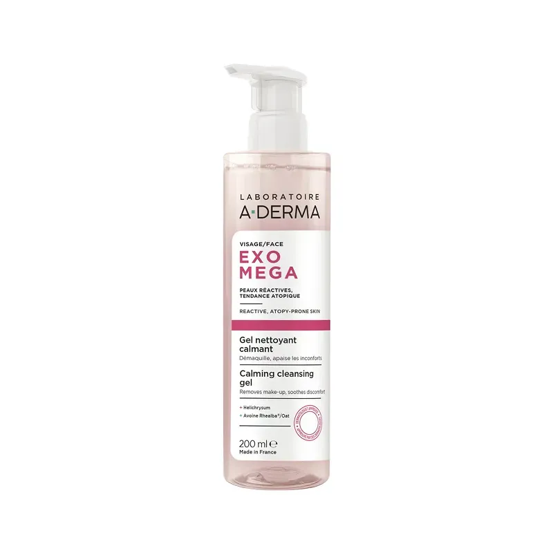 A-Derma Exomega Gel Limpiador Facial 200 ml | Farmacia Barata
