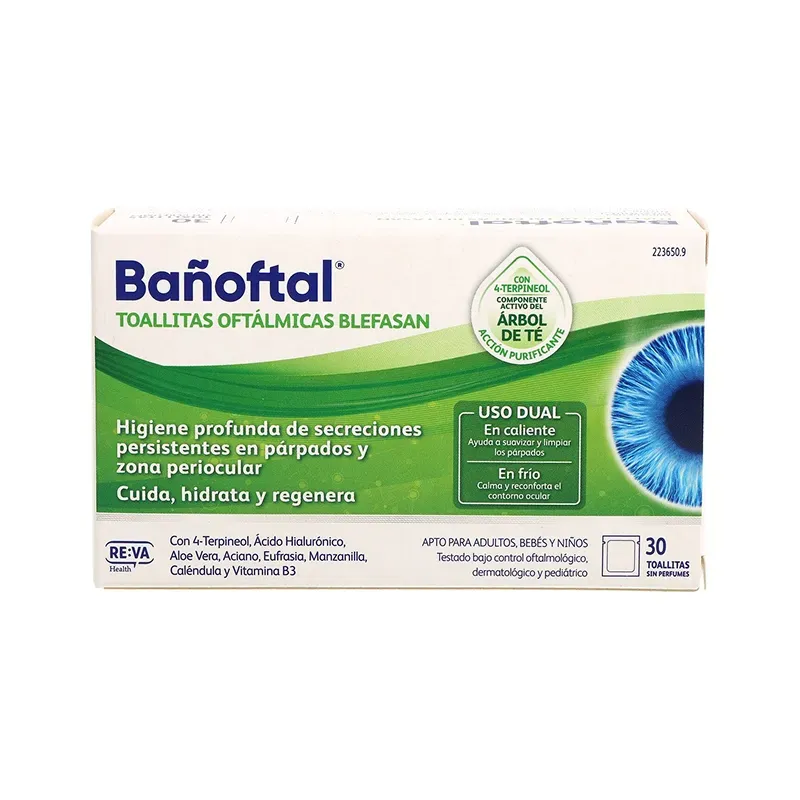 Bañoftal Toallitas Oftálmicas Blefasan 30 Uds | Farmacia Barata Bañoftal Toallitas Oftálmicas Blefasan 30 Uds | Farmacia Barata