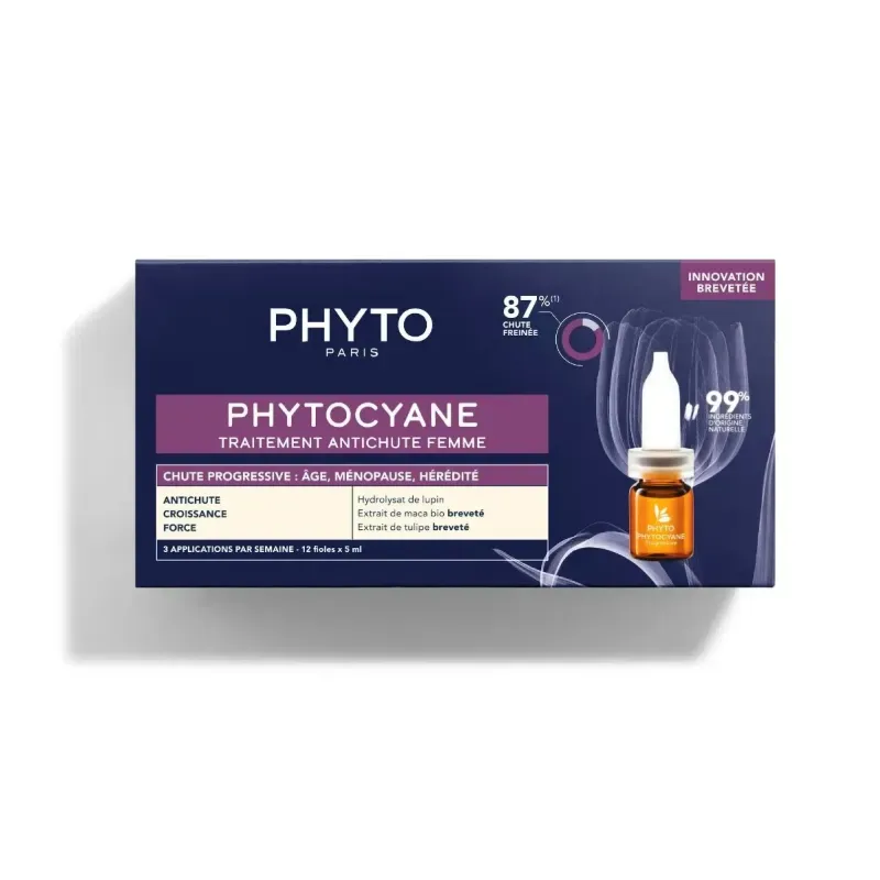 Phyto Phytocyane Ampollas Progresiva 12 ud. | Farmacia Barata