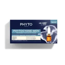 Phyto Phytocyane Men Ampollas Progresiva, 12 ampollas