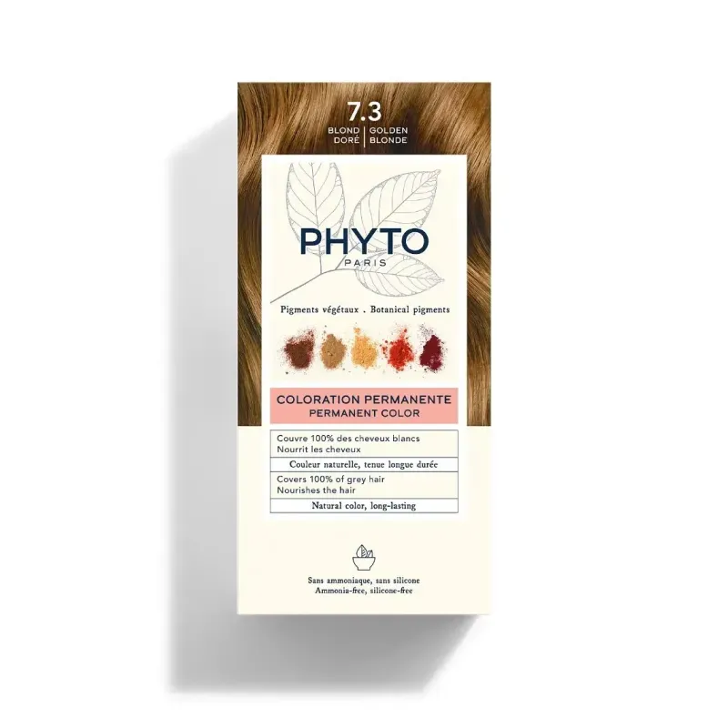 Phyto Color Kit Coloración 7.3 Rubio Dorado | Farmacia Barata