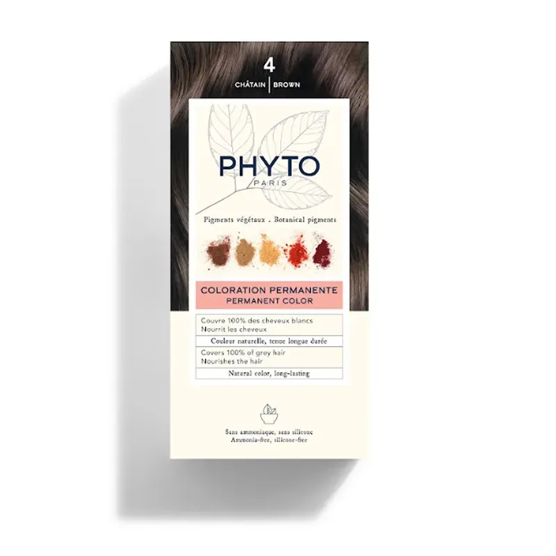 Phyto Color Kit Coloración 4 Castaño | Farmacia Barata