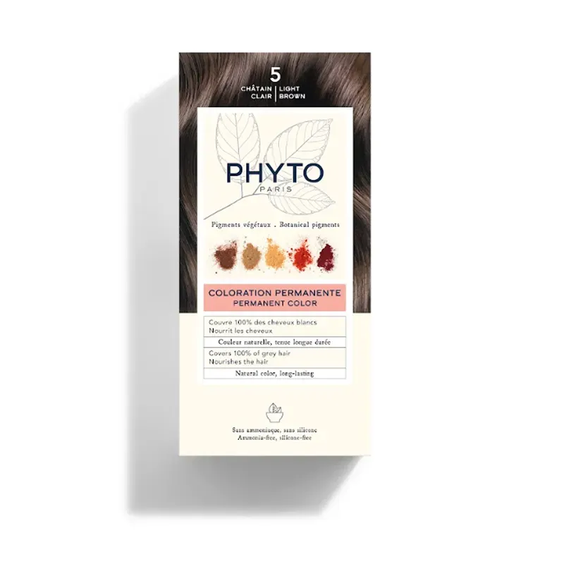 Phyto Color Kit Coloración 5 Castaño Claro | Farmacia Barata