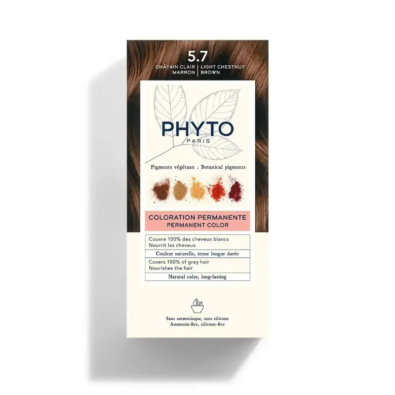Phyto Color Kit Coloración 5.7 Castaño Claro Marrón | Farmacia Barata Phyto Color Kit Coloración 5.7 Castaño Claro Marrón | Farmacia Barata
