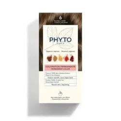 Phyto Color Kit Coloración 6.66 Rubio Oscuro Caoba Intenso