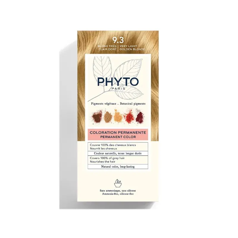 Phyto Color Kit Coloración 9.3 Rubio Muy Claro Dorado | Farmacia Barata