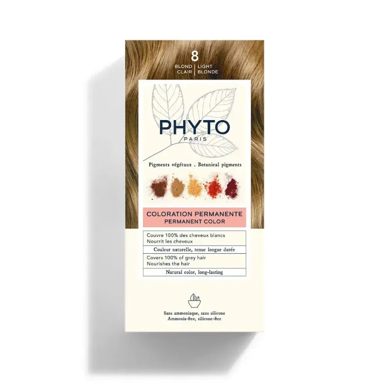 Phyto Color Kit Coloración 8 Rubio Claro | Farmacia Barata