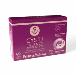 Prisma Natural Gynactiv Cystu Balance + Probióticos 180 mg, 30 cápsulas
