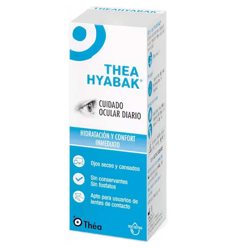 Hyabak colirio ojo seco ácido hialurónico, 10 ml