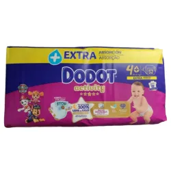 Dodot Activity Extra Talla 4+, 52 pañales