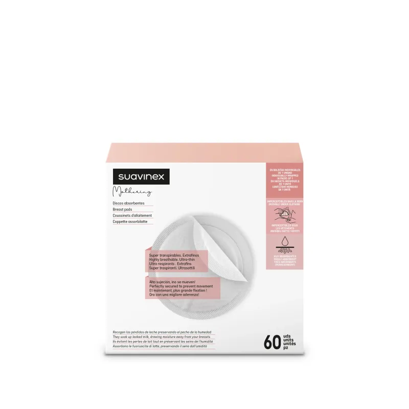 Suavinex Discos Absorbentes Protegesenos, 60Unidades| Farmacia Barata