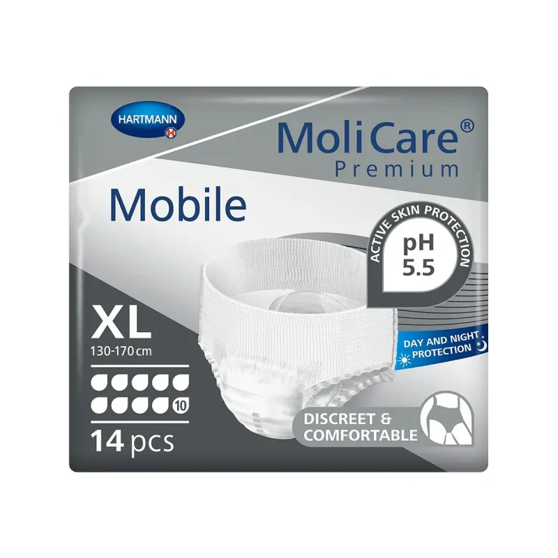 MoliCare Premium Mobile 10 Gotas Talla XL 14 uds | Farmacia Barata