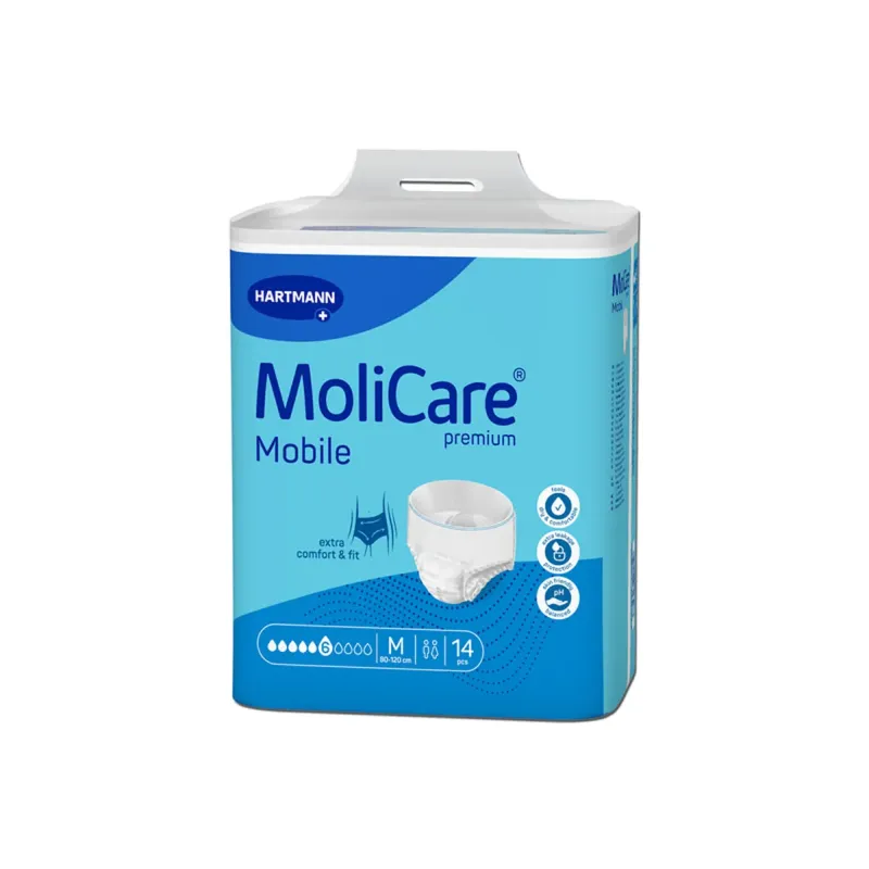 MoliCare Premium Mobile 6 Gotas Talla M 14 uds | Farmacia Barata