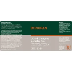 Bonusan UC-II colágeno Complex Pro , 60 cápsulas información