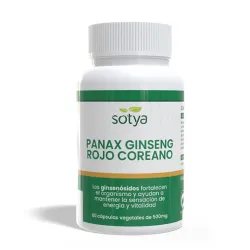 Sotya Panax Ginseng Rojo Coreano, 60 Cápsulas