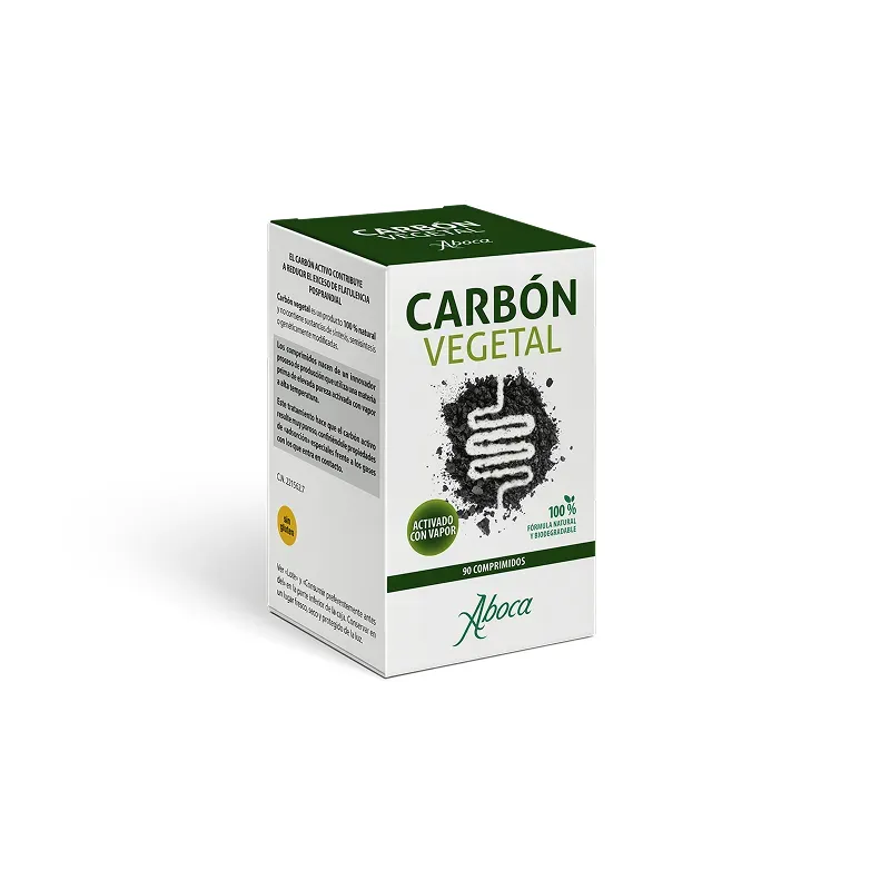 Aboca Carbón Vegetal 90 comprimidos | Farmacia Barata