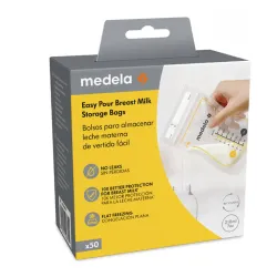 Medela Bolsas de Almacenamiento Leche Materna Easy Pour, 50 unidades