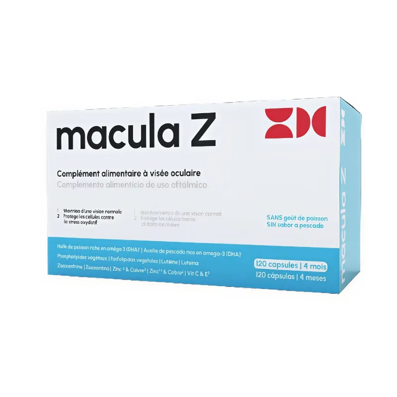 Macula Z, 120 cápsulas | Farmacia Barata