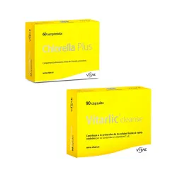 Pack Vitae Chlorella Plus, 60 comprimidos + Vitarlic Cleanse, 90 cápsulas