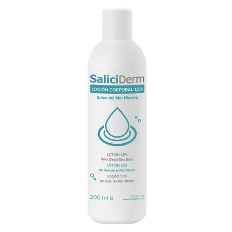SaliciDerm loción corporal 1,5% sales del mar Muerto, 200 ml