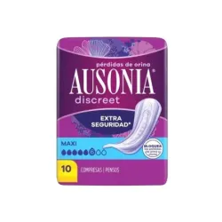 Ausonia Discreet Extra Maxi, 10 unidades