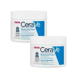 CeraVe Crema Hidratante Piel Seca Duplo, 2x340 g