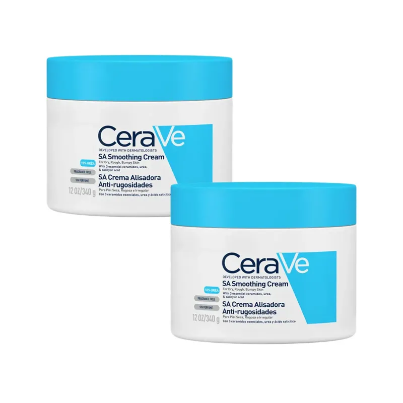 CeraVe SA Crema Alisadora Antirugosidades Duplo 2x340 g | Farmacia Barata
