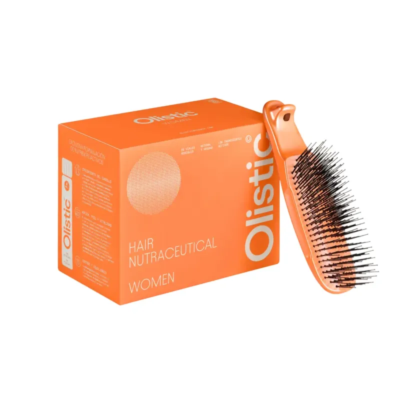 Olistic Mujer Anticaída 28 frascos + Regalo Cepillo | Farmacia Barata