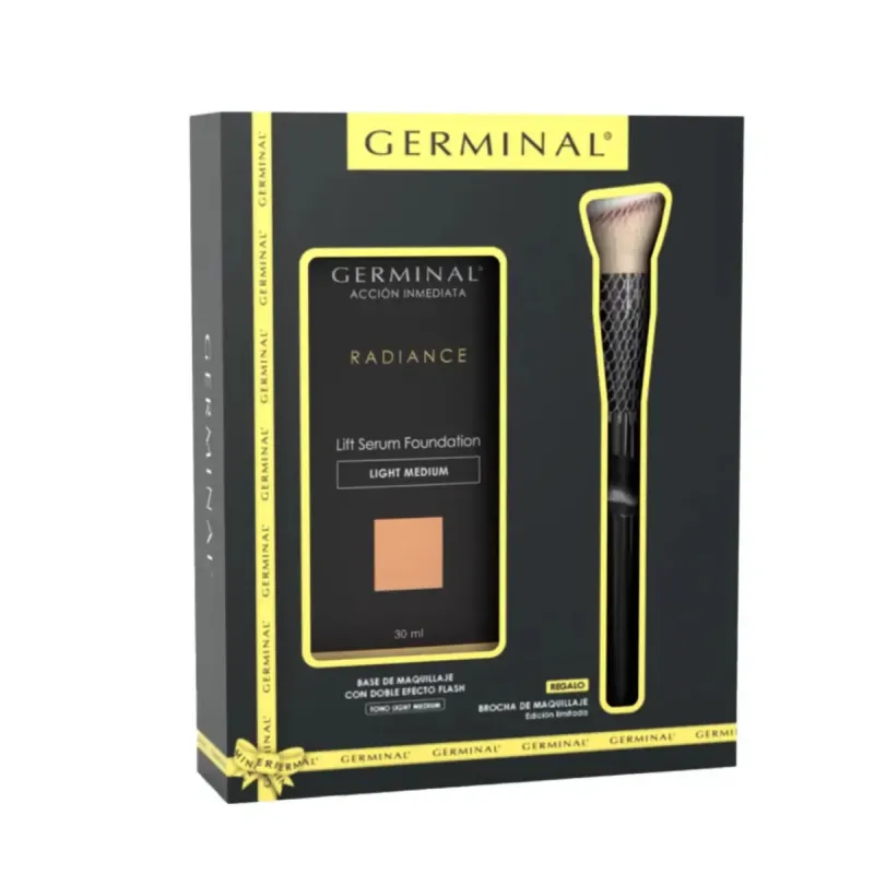 Base de maquillaje Germinal Acción Inmediata Radiance Lift, tono Light Medium, 30 ml