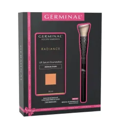 Pack Germinal Radiance Lift Sérum Foundation Medium Dark 30 ml + Brocha maquillaje