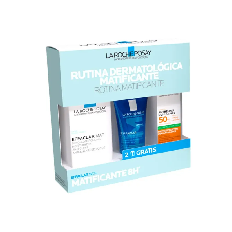 Pack La Roche Posay Rutina Dermatológica Matificante | Farmacia Barata