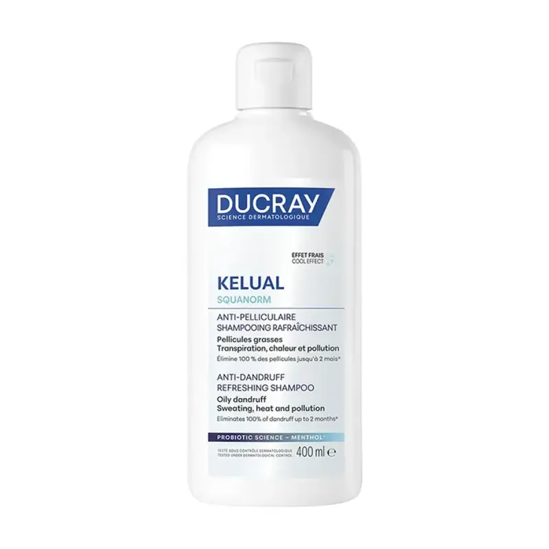 Ducray Kelual Squanorm Champú Anticaspa Refrescante 400 ml | Farmacia Barata
