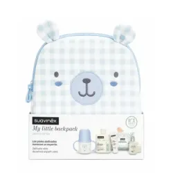 Suavinex Canastilla My Little Backpack Wild&Free Oso Set Color Azul