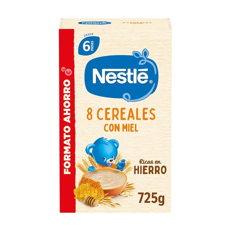 Nestlé Papilla 8 Cereales con Miel 725 g | Farmacia Barata