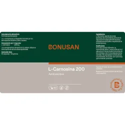 Bonusan L-Carnosina 200, 60 cápsulas | Farmacia Barata Bonusan L-Carnosina 200, 60 cápsulas | Farmacia Barata