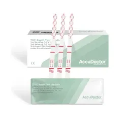 Accudoctor Test de THC en Orina 25 ng/ml, Caja 25 Pruebas