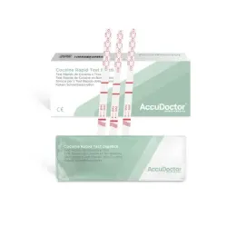 Accudoctor Test de Cocaína en Orina 300 ng/ml, Caja 25 Pruebas