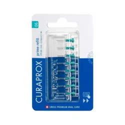Curaprox CPS Interdental Prime Refill Recambios 0,06 mm, Color Turquesa, 8 Unidades