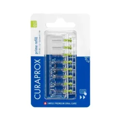 Curaprox CPS Interdental Prime Refill Recambios 0,11 mm, Color Verde, 8 Unidades