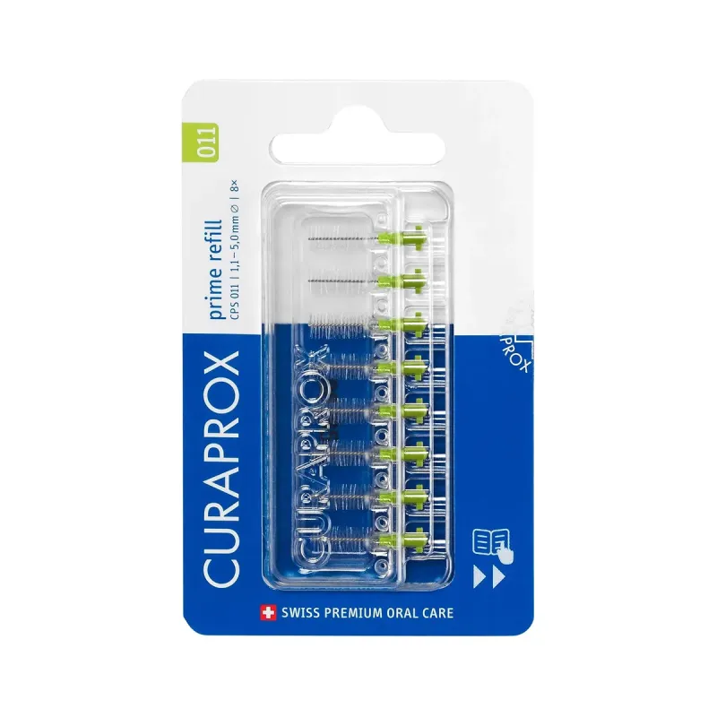 Curaprox CPS Prime Refill 0,11 mm Verde 8 uds | Farmacia Barata